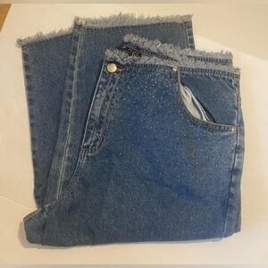 Just Blu Capris With Bling Dust SUPER CUTE